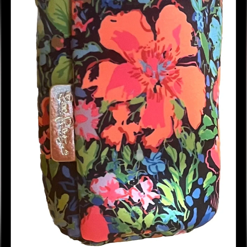 Lilly Pulitzer Wine Tote Floral Neoprene